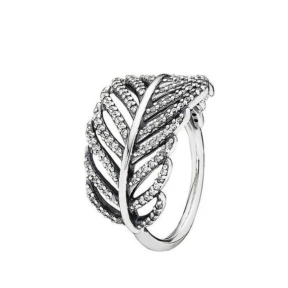 Light as a feather Pandora CZ sing in size 58 - Picture 2 of 3